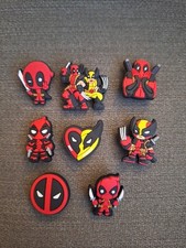Deadpool Wolverine Shoe Charms Set Of 8 Compa...