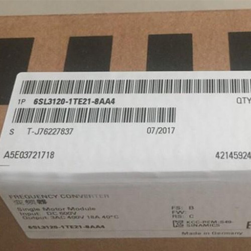 New Siemens 6SL3120-1TE21-8AA4 6SL3 120-1TE21-8AA4 SINAMICS S120 Single Motor - Picture 2 of 6