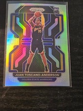 2021-22 Panini Prizm - Silver Prizm #295 Juan Toscano-Anderson (RC) Warriors