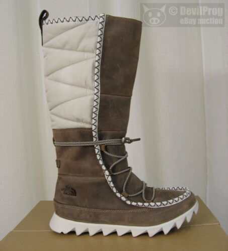 NEU The North Face Damen Sisque wasserdicht hoher Stiefel 6,5/37,5 Sepia braun/elfenbein - Bild 3 von 12