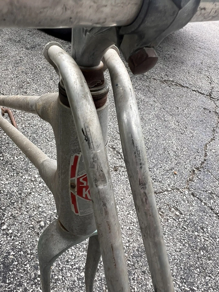 Monark Silver King Girls Bicycle Frame W/ Fork Piece - Image 3 of 4