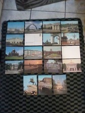 19 russian postcards cccp 4x6 🏫🏢🕍🏦 ussr