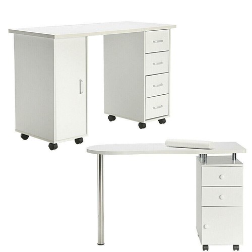 Portatil Mesa Salon De Belleza Para Unas Manicura Nail Estacion De Escritorio De Equipo De Arte En Unas Ebay