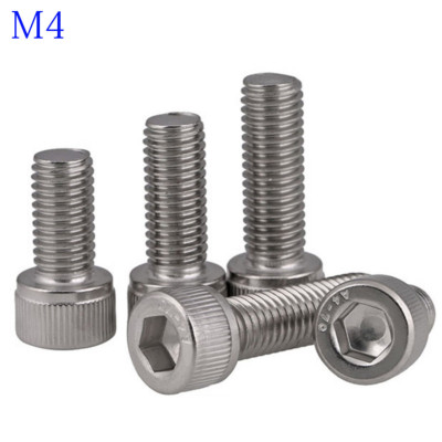 4mm / M4 x 0.7 316 stainless steel A4 ALLEN BOLT SOCKET HEAD CAP SCREWS DIN912