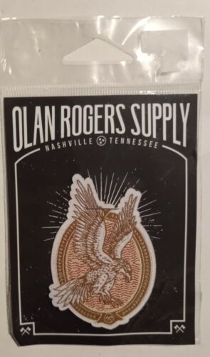 Olan Rogers Supply - Eagle - Nashville Tennessee - embroidered sew on patch - Afbeelding 1 van 2