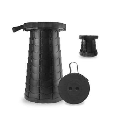 Collapsible Camping Stool Foldable Telescopic Retractable Sitting Camp Chair