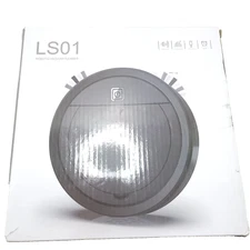 LS01 Robotic Vacuum Cleaner Quiet Sweep Dust White USB charge 90 Min Runtime