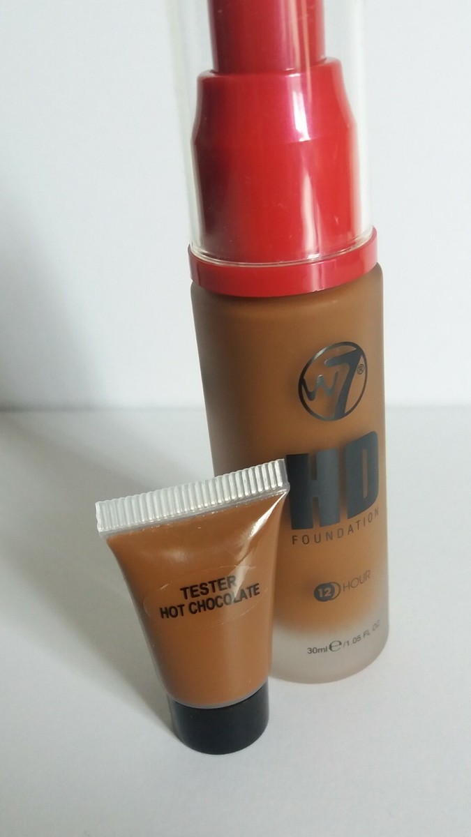 W7 HD Foundation Hot Chocolate – Hochpigmentierte Foundation Für Einen Makellosen Teint