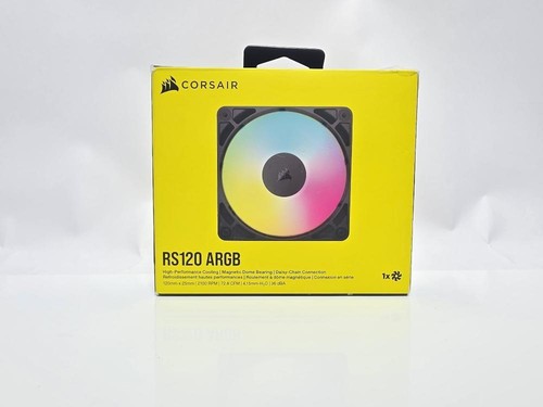 CORSAIR RS120 ARGB 120mm PWM Fan Daisy-Chain Connection – Low-Noise - Afbeelding 2 van 10