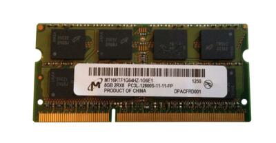 MICRON MT16KTF1G64HZ-1G6E1 8GB PC3-12800 DDR3-1600MHz MEMORY