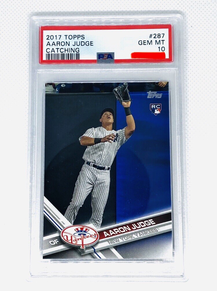 ゲームセンター・ゲームカード 2017 Topps Chrome Aaron Judge RC PSA Aaron Judge 2017 Topps Chrome Update Baseball Rookie Card