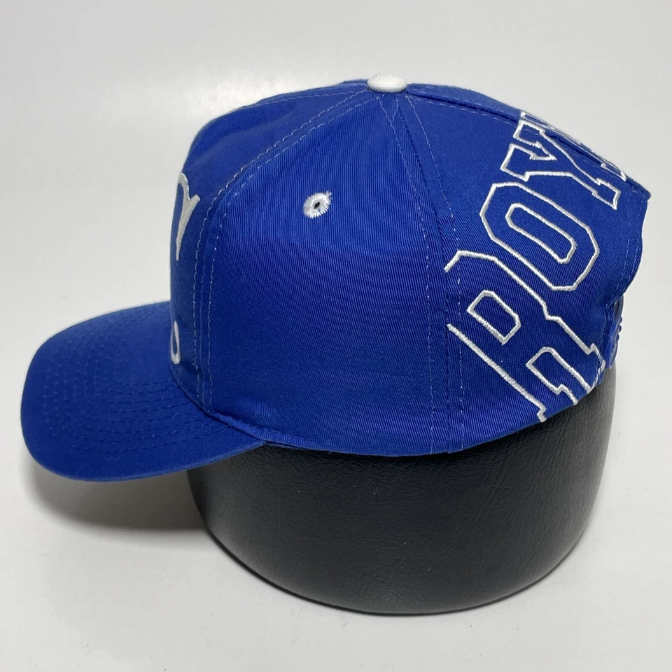 Vintage Kansas City ROYALS Logo Athletic Snapback Hat Cap Blockhead Big Logo MLB - Image 4 of 4