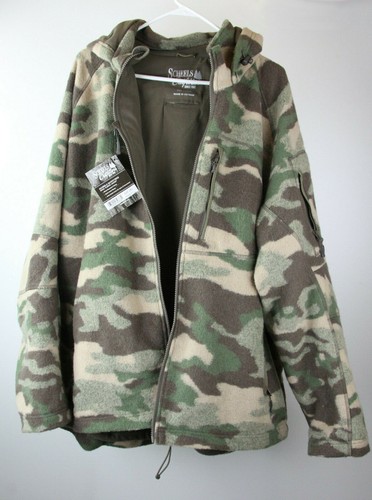 Brand New 2XL Scheels Camouflage Wool Fleece Hunting Jacket - Excellent Quality! - Picture 3 of 8