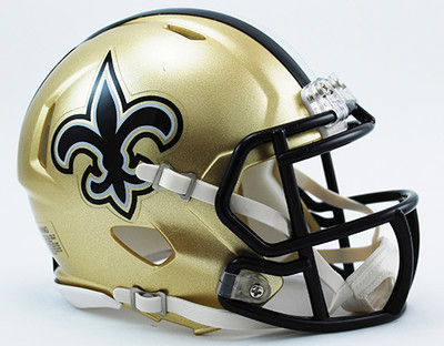 NEW ORLEANS SAINTS NFL Riddell SPEED Mini Football Helmet | eBay