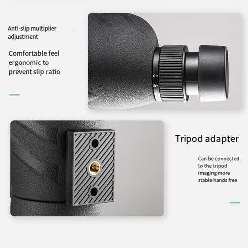 Lunette de visée avec support téléphone et trépied pour capturer la beauté - Photo 12 sur 13