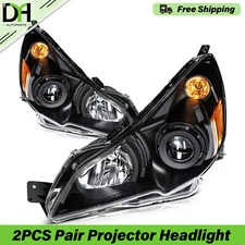 Black PAIR/2PCS Projector Headlight Assembly For Subaru Legacy Outback 2010-2014