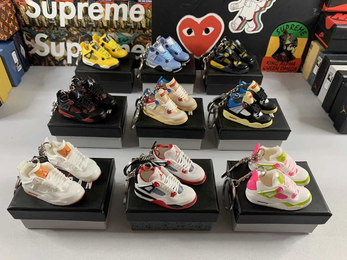 3D Mini Sneaker Keychain Charms