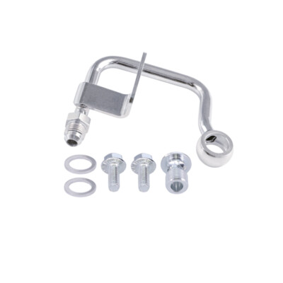 GM Type 2 Power Steering Pump Hardline, Mid mount Applications Chrome JM2014