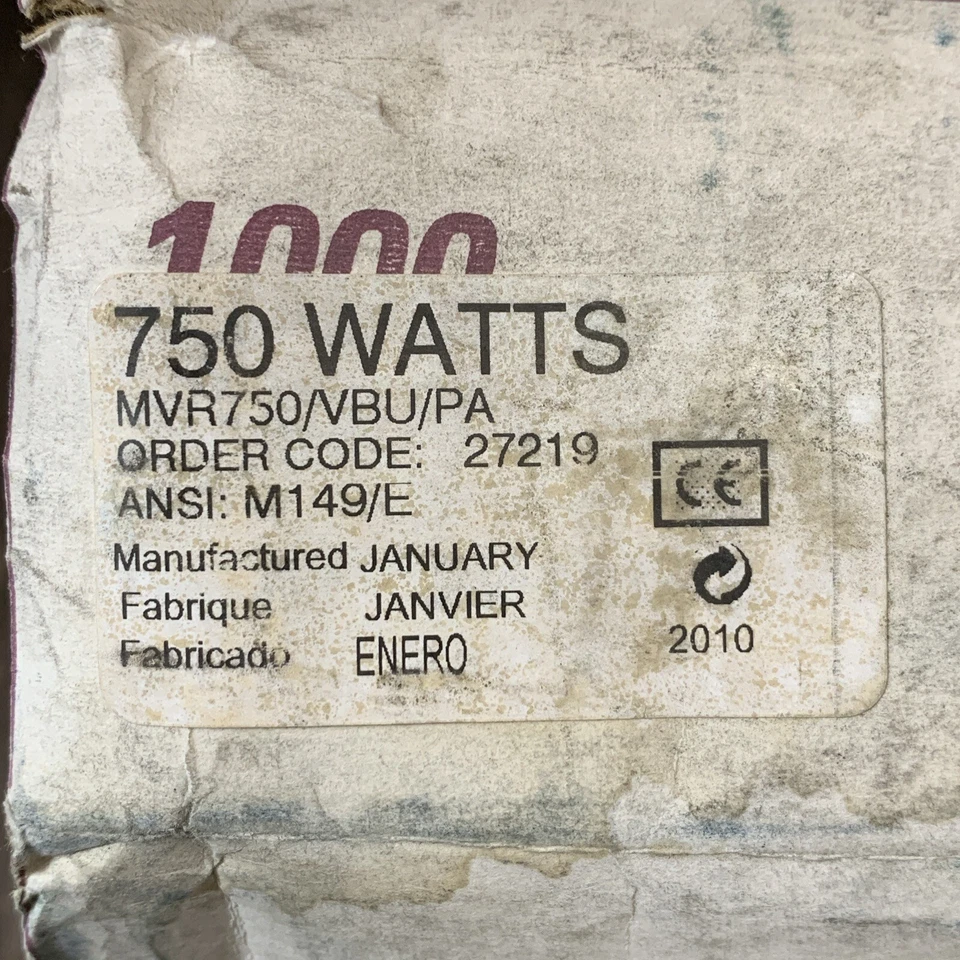 GE MVR750/VBU/PA Metal Halide 750-Watt Lamp Light Bulb 750W M149/E - Image 4 of 4