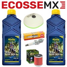 KTM SXF250 2007-2010 Kit Assistenza Motocross Olio Filtro Aria Spina Filtro Olio