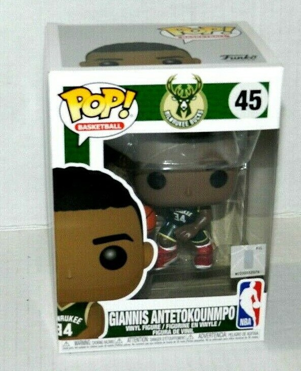 FUNKO POP NBA BUCKS GIANNIS ANTETOKOUNMPO #45 CLEAN BOX MVP