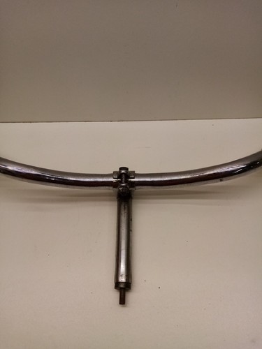Vintage Bike Bicycle Handlebars with Stem and Grips Made in England - Picture 17 of 20