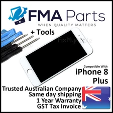 iPhone 8 PLUS White Glass Touch Screen Digitizer LCD Assembly Replacement New
