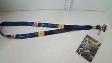 DC Comics BATMAN Lanyard WITH Badge Holder  Logo Charm - Bioworld
