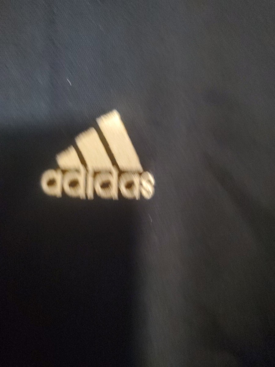 ADIDAS FULL ZIP UP JACKET RN 88387 CA 40312 BLue Striped Size