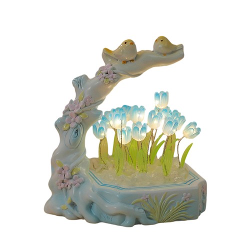 Anniversary Night Light Easter Decoration Handmade Tulip Simulation Flower - Picture 11 of 13