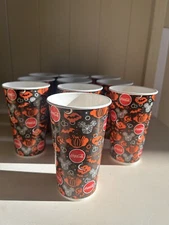 10 COUNT Disney Coca Cola Halloween Paper Disposable Cup Food Service  2016  NEW