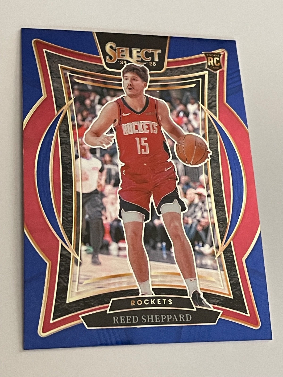 2024-25 Panini Select Reed Sheppard #68 Retail Blue RC Houston Rockets