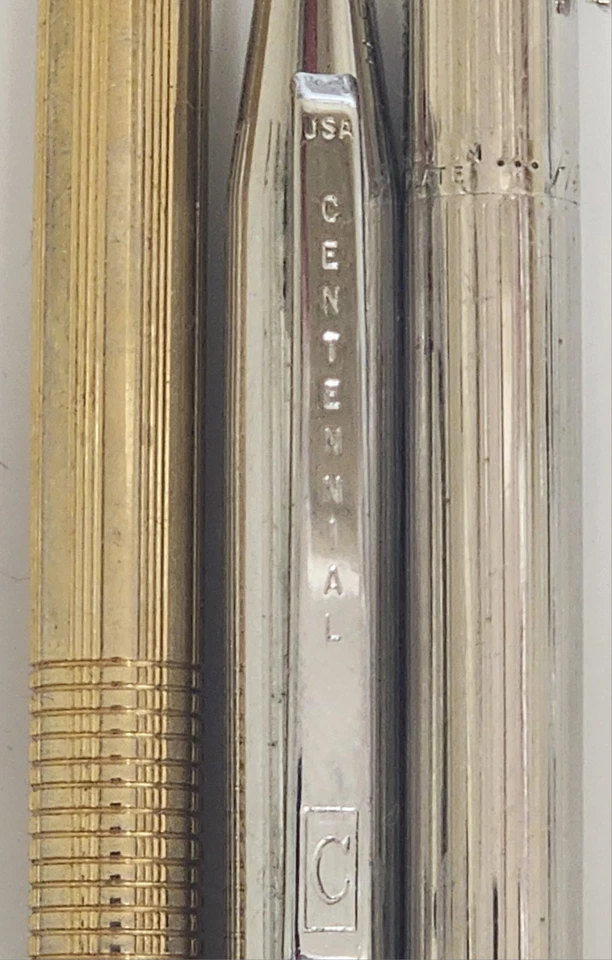 Vintage Parker Ballpoint Pen Lot of 3 – Stainless & Gold Tone Arrow Clip Pens  - Image 3 of 4