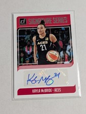 2019 Donruss Kayla McBride Signature Series Autograph Aces Minnesota Lynx