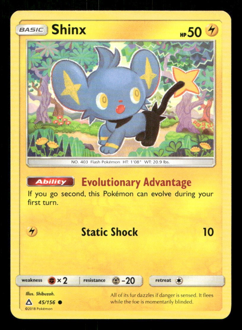 Shinx 45/156 Ultra Prism LP Pokemon