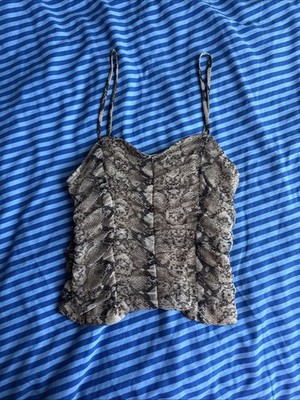MEDIUM Snake Print Tank Top Women s Moa Moa