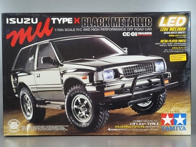 TAMIYA ISUZU MU TYPE X ブラックメタリック NEW Tamiya 1/10 R/C ISUZU MU Type X 