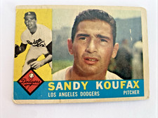1960 TOPPS #343 SANDY KOUFAX DODGERS