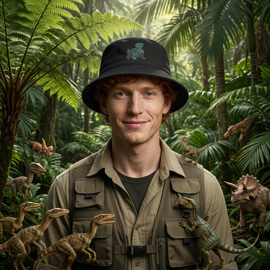 Luxury Limited Edition, Dinosaurs Lover Bucket Hat Style 2026 cotton