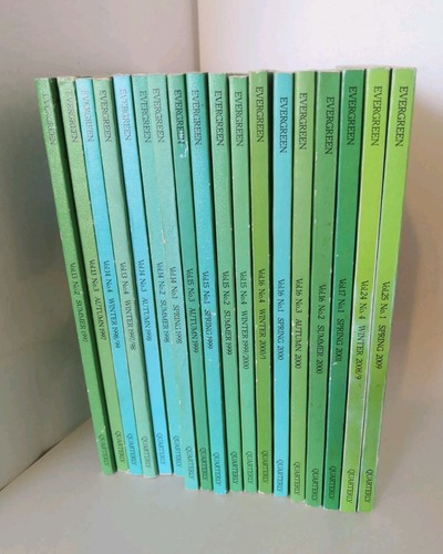 Evergreen Quarterly 18 Books 1997, 98, 99, 2000, 2001 Etc - Picture 1 of 7