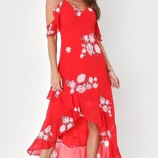 Lulus Women's Red Dress