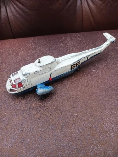 VINTAGE DIECAST DINKY TOYS #724 US NAVY SEA KING SAR HELICOPTER spares