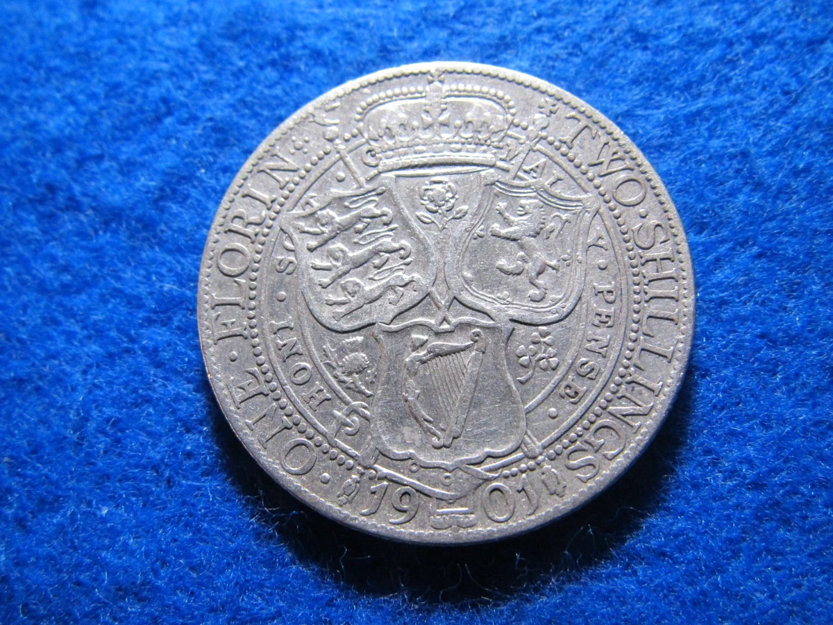 银色1901 年英国硬币| eBay