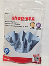 Shop-Vac 90107 Reusable Dry Cloth Filter with...