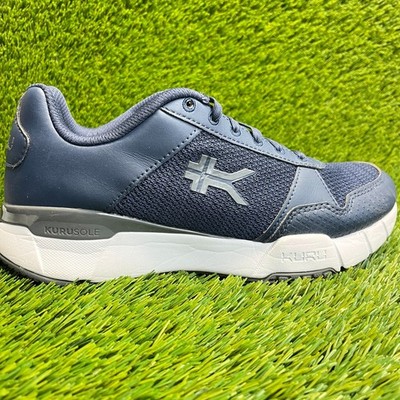 Kuru Quantum 2.0 Mens Size 8.5E Blue Gray White Athletic Running Shoes Sneakers