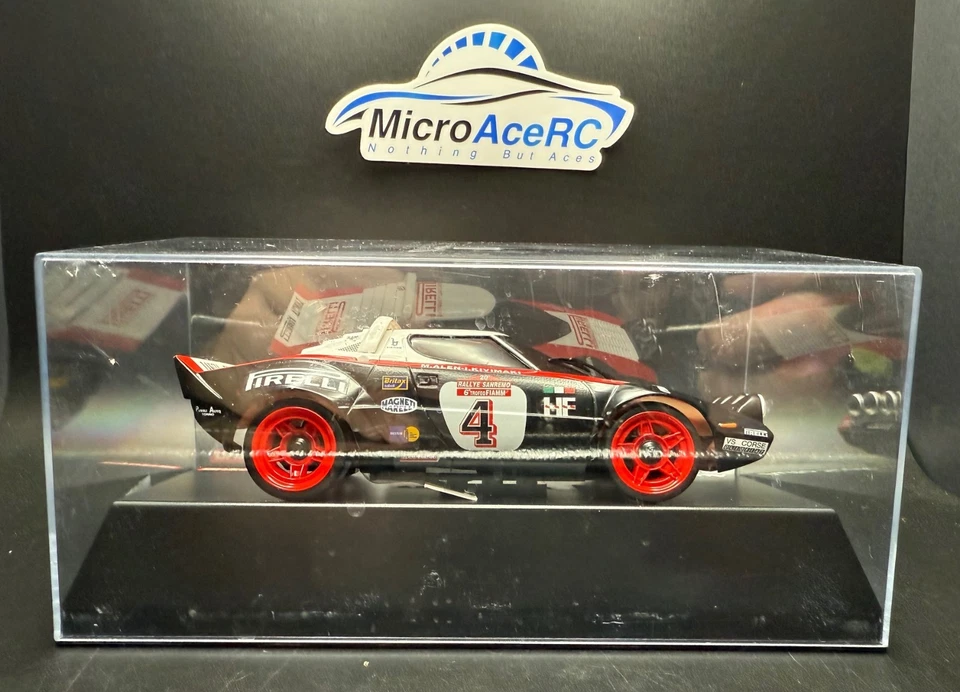 Kyosho Mini-z Body ASC LANCIA STRATOS Sanremo 1978 No.4 MZP16SR - Image 2 of 3