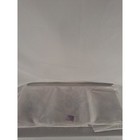 Vintage White Cotton Cross Stitch Embroidery Butterfly Pillowcase Pair NEW