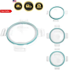 Food Storage Lid 4-Cup BPA-Free Plastic Airtight Leakproof Freezer Safe