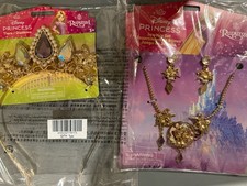 Disney Store Tangled Princess Rapunzel Costume Jewelry Tiara For Kids NEW
