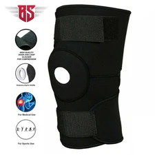 Adjustable Wrap Around Knee Brace Support Arthritis Open Pattela Brace